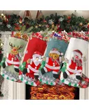 4pz Bota Navideña Colgante Decoración Navidad Botas,30cm,Decoración colgante para chimeneas,Calcetines de Árbol de Navidad para la familia, vacaciones, decoración de árbol de Navidad