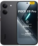 XIAOMI Poco X8 PRO 5G Ai (Compatible with Tmobile Mint Tello & Global) (512GB + 12GB) 6.59" 50MP Gamers Phone NFC Dual sim Unlocked Model 2511FPC34G Liberado (Black)