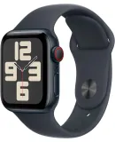 Apple Watch SE GPS + Cellular 40mm Midnight Aluminum Case with Midnight Sport Band - S/M