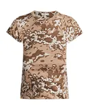 rag & bone Women's Camo Baby Tee, Beige Multi