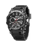 SMAEL Dazzling Gradient Men's Watch Electronic Sports Watch Luminous Waterproof Watch-8029- Black