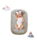 Baby Lounger for Infants Babies 0-12 Months, Bionic Organic Lounger for Baby, Soft Cotton Breathable Infant Floor Seats & Loungers for Newborn Baby Shower Gifts