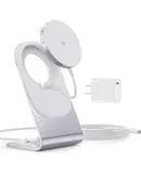 Magnetic Wireless Charger for iPhone 15/14/13/12 - Mag Charger+20W USB C Adapter, Fast Wireless Charging Stand/Pad with 5ft USB-C Cable for iPhone 15/14/13/12 Pro Max Plus Mini,Mag-Safe Charger