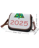 Christmas Design 2025 Vintage Crossbody Bag for Women Medium Leather Hobo Bags Shoulder Bag Classic City Leather Satchels
