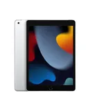 Apple iPad (9th Generation): with A13 Bionic chip, 10.2-inch Retina Display, 64GB, Wi-Fi, 12MP front/8MP Back Camera, Touch ID, All-Day Battery Life – Silver(Renewed)
