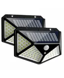2-Pack Solar Powered 100-LED