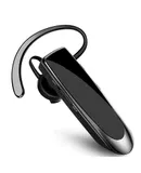 Bluetooth Earpiece V5.0 Wireless Handsfree Headset with Microphone (Black)