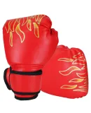 Kids Boxing Gloves Children Punching Training Sparring Comfortable Adjustable Fighting Mitts Hand Protector Black