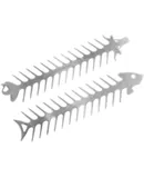 2part shrimp skewer stainless steel grill tool accessories silver grill tool accessories