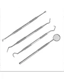 Dental Care Set Of 4, Stainless Steel Tartar Remover,dental Instrument