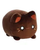 Aurora® Enchanting Tasty Peach® 18cm Kona Coffee Meowchi Brown Stuffed Animal