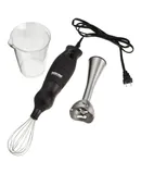 Better Chef 200W DualPro Immersion Blender Hand-Mixer with Cup and Beater