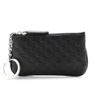Gucci Micro GG Black Leather Key Case