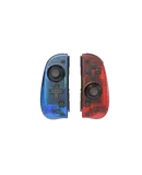 NEXiLUX Motion Controllers Pair with a USB Type-C Charging Cable Compatible with Switch, OLED & Lite JoyCon - BLUE RED