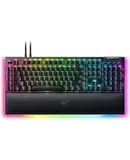 Razer - BlackWidow V4 Pro Full Size Wired Mechanical Green Switch Gaming Keyboard with Chroma RGB - Black-RZ03-04680200-R3U1