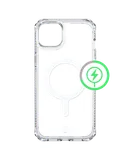 Itskins - Hybrid_r Clear Magsafe Case For Apple Iphone 15 Plus / Iphone 14 Plus - Transparent
