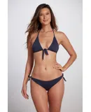 Maya Triangle Bikini Top in Navy