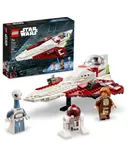 LEGO Star Wars OBI-Wan Kenobi's Jedi Starfighter 75333 Building Toy Set - Features Minifigures, Lightsaber, Clone Starship from Attack of The Clones, Great Gift for Kids, Boys, and Girls Ages 7+