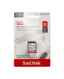 SanDisk 64GB Ultra SDXC UHS-I Memory Card - Up to 140MB/s, C10, U1, Full HD, SD Card - SDSDUNB-064G-GN6IN