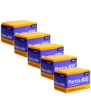 5x Kodak Professional Portra 800 Color Negative Film (35mm Roll Film, 36 Exposures)
