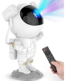 Star Projector Galaxy Night Light - Astronaut Space Projector,  Lamp with Timer and Remote,  WHITE
