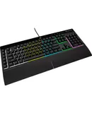 CORSAIR - K55 RGB Pro Full-size Wired Dome Membrane Gaming Keyboard with Elgato Stream Deck Software Integration - Black-CH-9226765-NA