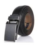 Mio Marino Mio Marino Men's Grid Design Ratchet Belt-Black-XL