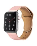 Apple leather strap iWatch universal business reverse button-head layer cowhide single nail strap