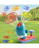 Outdoor Toys for Kids Ages 4-8, Flying Disc Launcher Family Outside Games, Outside Activities Toddler Chasing Toy Age 3-5 4-6, Birthday Gifts for Kids Boys Girls 3 4 5 6 7 8 9 10 11 12 Year Old