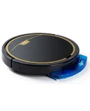 Robot Vacuum Cleaner, Tangle-Free, Strong Suction, Ultra-Thin, Low Noise, 6 Cleaning Modes, Remote Control, Automatic Charging, 70 Minutes Working Time（Black）