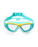 Vinca Kids Swim Goggles for Kids 3-12,Unisex Child with Ear Plug-Teal（B）