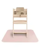 Baby Splat Mat 42.5x42.5 Inch (Blush)| Water Resistant for Under High Chair and Infant Play
