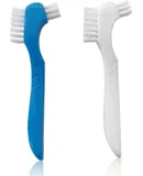 Denture Brush- Premium Hygiene Denture Cleaner Denture Care- Top Denture Cleaning Tool Dental Brushes Retainer Cleaner Orthodontic Toothbrushes Teeth