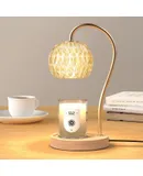 GEEZO Fragrance Candle Warmer Lamp，Electric Candle Warmer with Timer & Dimmer，Style D