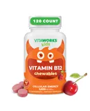 VitaWorks® Kids Vitamin B12 1,000 mcg Chewables - Energy, Mood and Metabolism - 120 Count