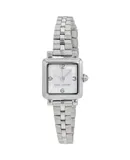 Reloj Marc Jacobs Mujer | Coleccion Ladies | Modelo MJ3529 | Caja Cuadrada | Ø 20mm Acero inoxidable | Cierre Desplegable | Movimiento Cuarzo | Dial Blanco | Cristal Mineral | Correa Acero inoxidable Plateado | 50m / 5 ATM | Línea Casual