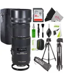 Sigma 105mm F2.8 EX DG OS HSM Macro Lens for Nikon DSLR Camera + Accessory Kit