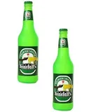 \u2013 Beer Bottles Dog Toy 100% Vinyl. Made Durable & Strong. Novelty Play Toy. 14 Bottles to Choose from and it Floats (Heinie Sniff'n 2 Pack)