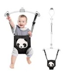 Doorway Jumper,Adjustable Seat Bag, Durable Baby Door Bouncer & Jumper,Wise Gift Choice for Infant & Toddler, Easy to Use, Black