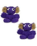 MIGHTYMicrofiber Ball Elephant\u2013 Made with Squeaker Balls and Minimal Stuffing. Strong & Tough. Interactive Play Dog Toy. Machine Washable & Floats. (Junior 2 Pack)