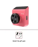 70mai A400 driving recorder car 1620P ultra-clear wire-free voice control ADAS driving assistance, pink, single lens