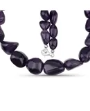 450 Carat Amethyst .925 Sterling Silver Necklace