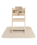 Baby Splat Mat 42.5x42.5 Inch (Rainbows) | Water Resistant for Under High Chair and Infant Play