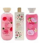 Bodycology Kit by Bodycology for Women - 3 Pc Kit 16oz 2 in 1 Body Wash and Bubble Bath - Cherry Blossom, 16oz 2 in 1 Body Wash and Bubble Bath - Pink Vanilla Wish, 16oz 2 in 1 Body Wash and Bubble Bath - Sweet Love