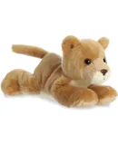 Aurora Adorable Mini Flopsie Leah Lioness Stuffed Animal - Brown 8 Inches