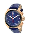 Christian Van Sant Men's Grand Python Blue Dial Watch - CV3AU5 by Balec Group