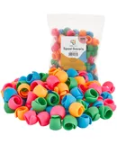 JumblCrafts Thread Spool Huggers, 100-Piece Thread Savers for Embroidery, Fits Standard Size Cones