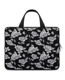 Oilpainting Flower Laptop Bag Women Man 10 12 13 15 17 Inch Office Notebook Travel Computer Handbag Waterproof Bag Notebook Cover