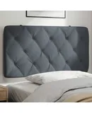 Headboard Cushion Dark Gray 39.4
