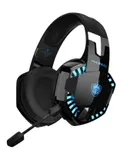 G2000PRO Wireless Gaming Headset With Microphone 7.1 Surround Sound for PS5, PS4, PC, Mac, 3-in-1 Gaming Headset, 2.4 GHz Wireless for PlayStation Console, Bluetooth Mode for Switch, Wired Mode for Controller